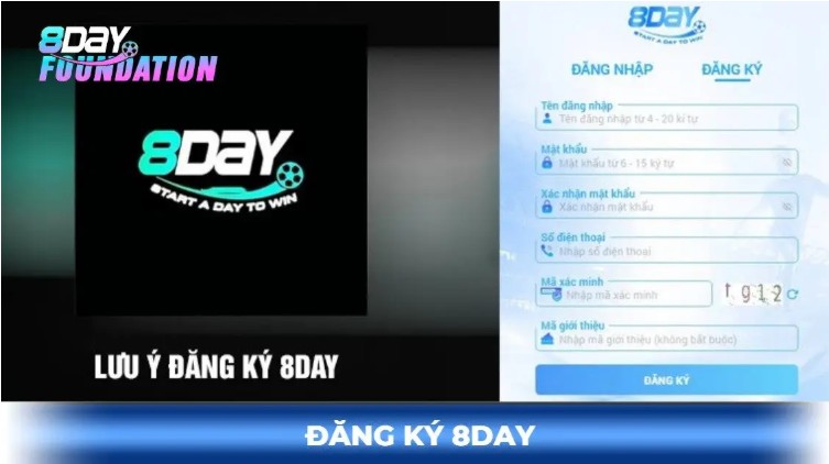 Register in 1 Minute – Enjoy Lifetime Rewards with No Limits on 8DAY